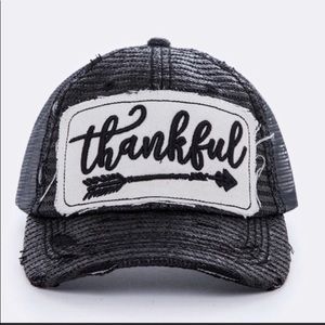 🎉LAST ONE🎉 “Thankful” Trucker-Style Cap